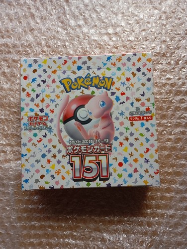 Pokemon tcg booster box 151 - box,