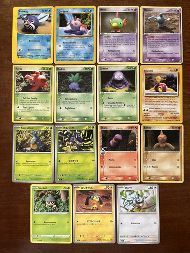Lotto pokemon card ita - ita, eng
